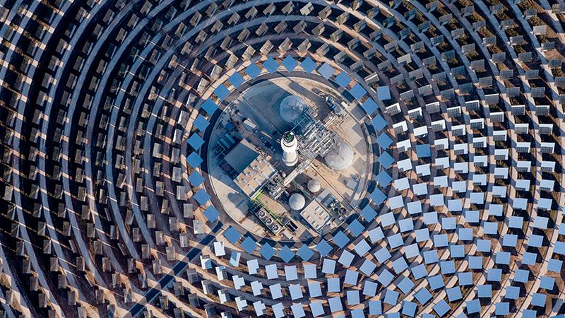 Solar-only power tower plant