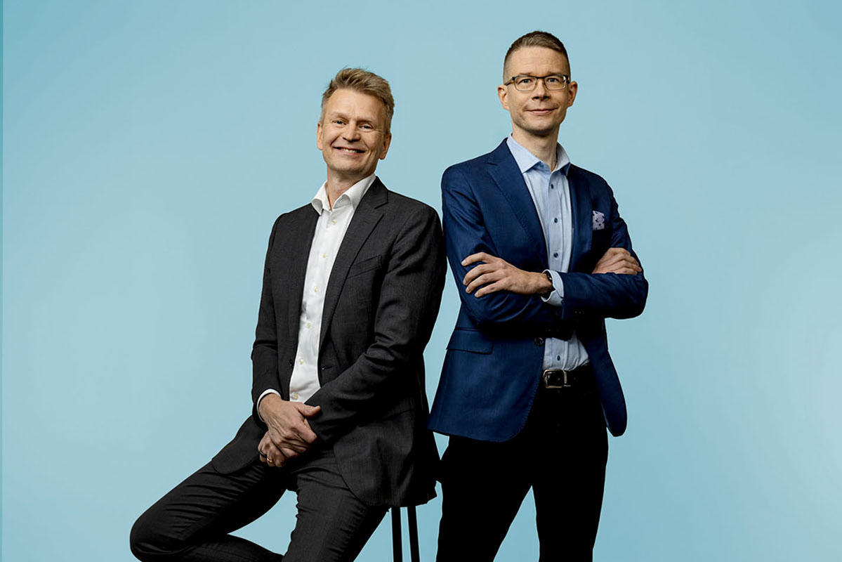 President and CEO Kai Öistämö and Chair of the Board Ville Voipio
