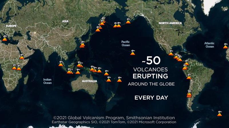 毎日、地球上で50もの火山が噴火しています | Vaisala