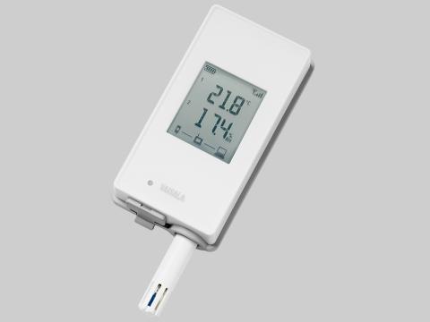 Wireless temperature and humidity data logger