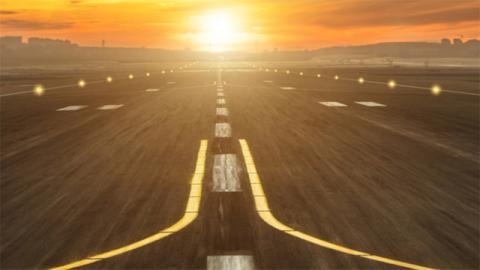 Airport runway