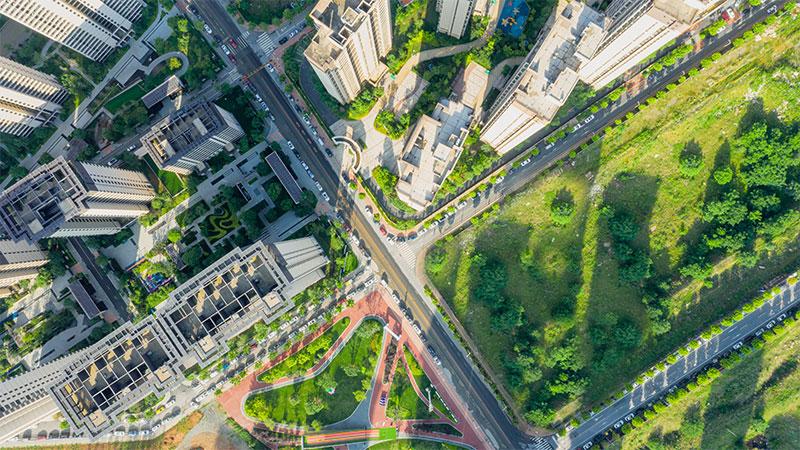 Intersection from above