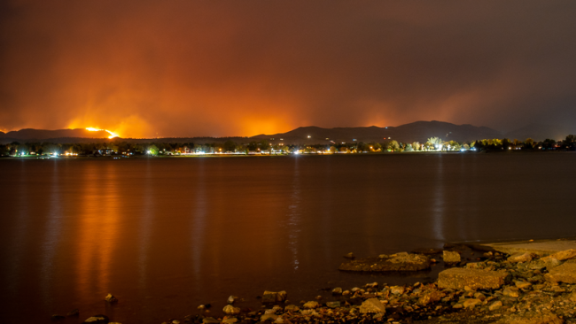Wildfire at Cameron Peak, CO, USA by Starry Eyed Creative